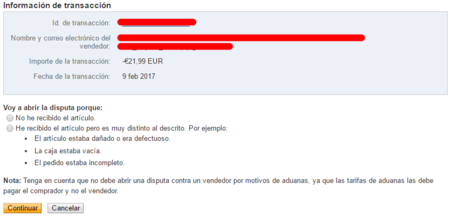 Disputa de artículo